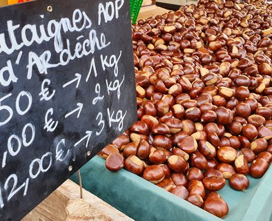 Chesnut festival in Désaignes