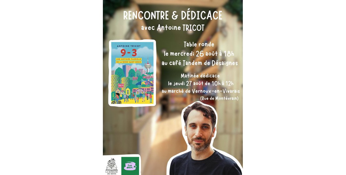 Foto Rencontre dédicace avec Antoine TRICOT