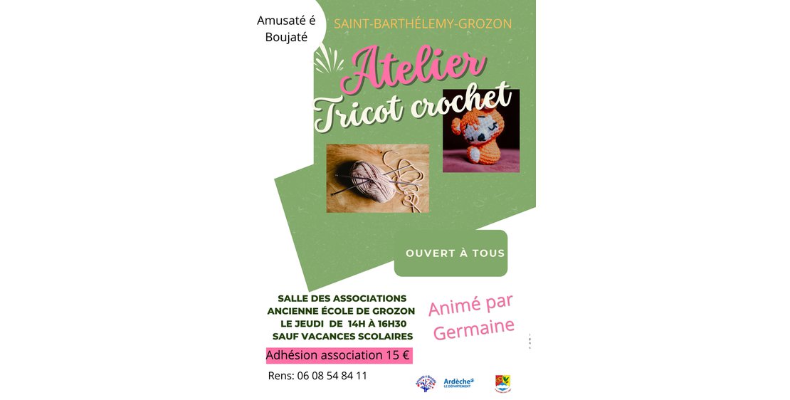 Photo Atelier  - "Tricot & Crochet"