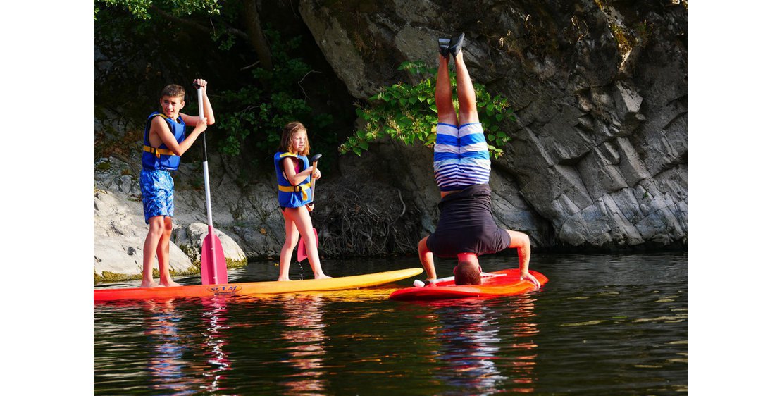 Foto Activités d'eau avec Eyrieux Sport : canoë/kayak/stand-up paddle sur l'Eyrieux