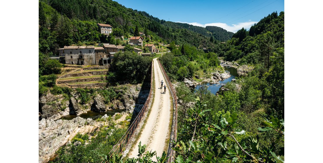 Photo La Dolce Via de La Voulte sur Rhône à Saint-Agrève