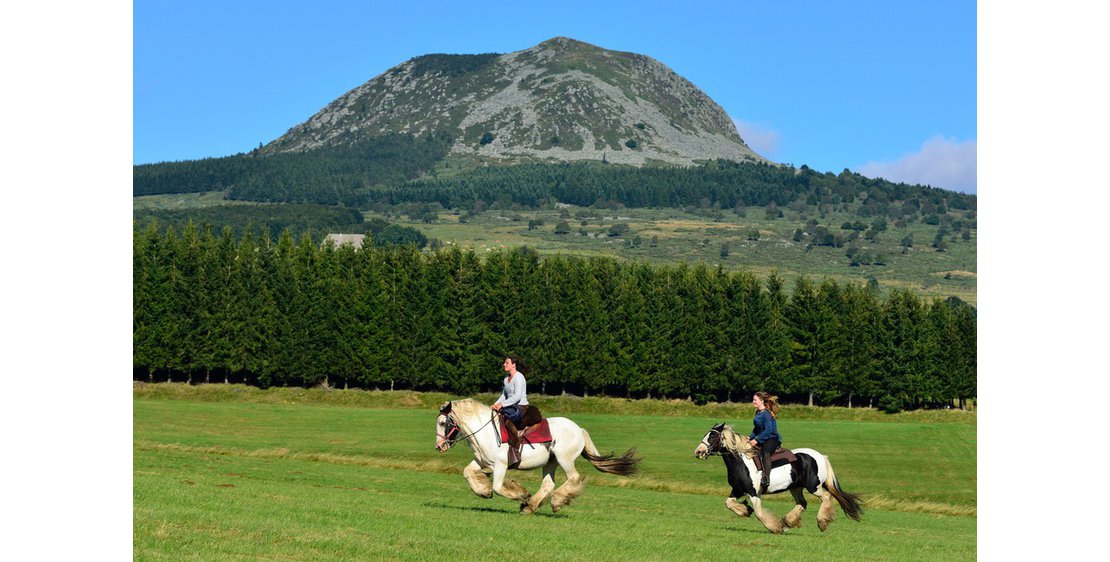 Photo Itinérance équestre dans le Parc Naturel des Monts d'Ardèche