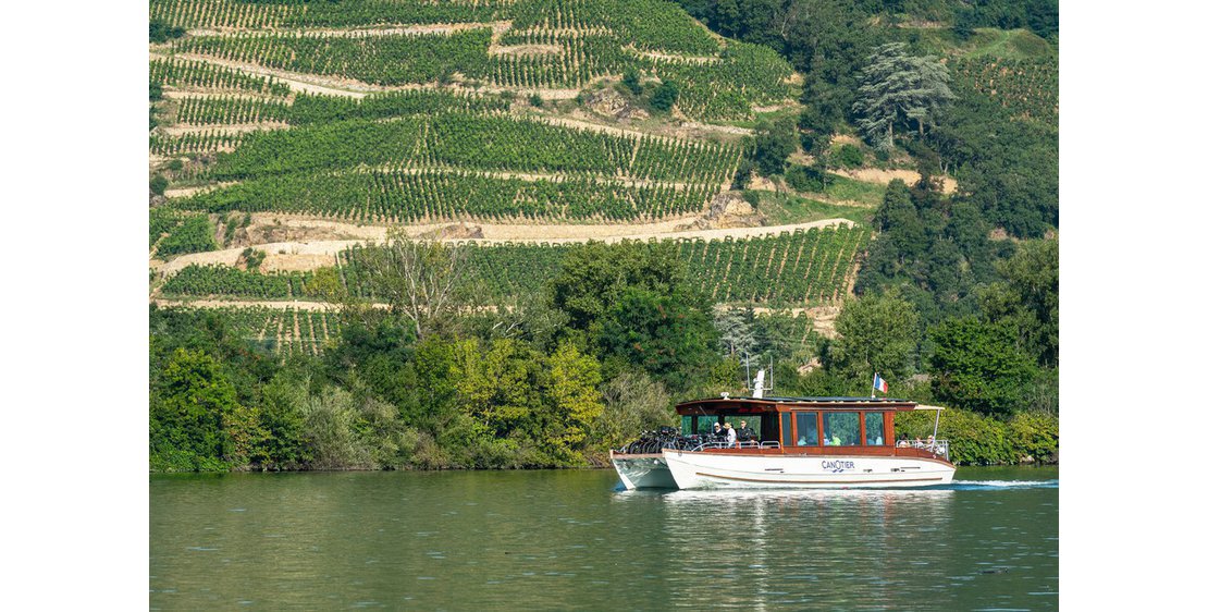 Photo Croisière sur le Rhône avec Les Canotiers BoatnBike