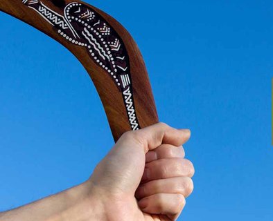 L'envol du boomerang
