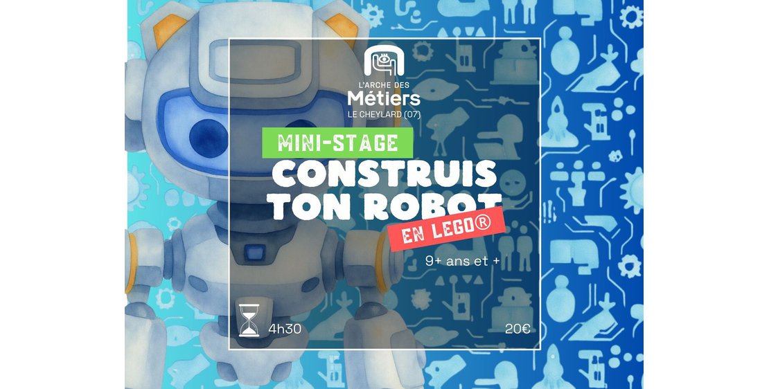 Photo Construis ton robot en Lego® – Mini-stage
