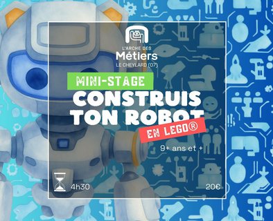 Construis ton robot en Lego® – Mini-stage