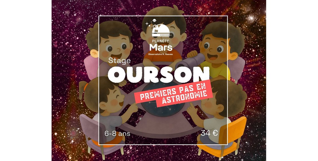 Photo Ourson : Premiers pas en astronomie