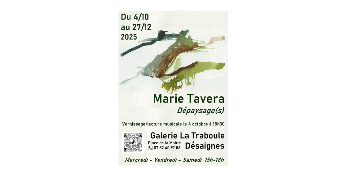 Foto Exposition - " Marie Tavera " - La Traboule