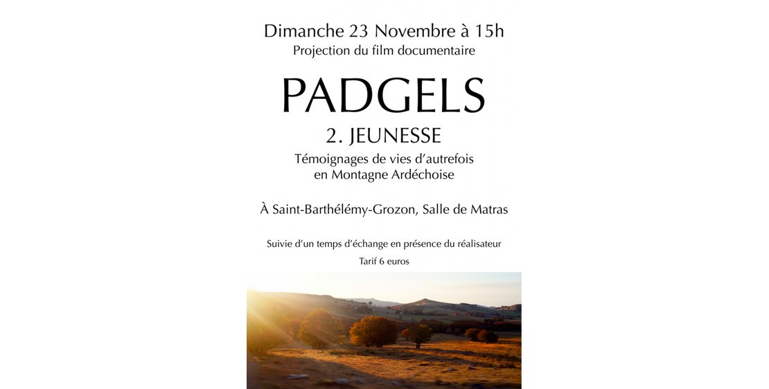 Photo Projection de film " Padgels 2 - Jeunesse "