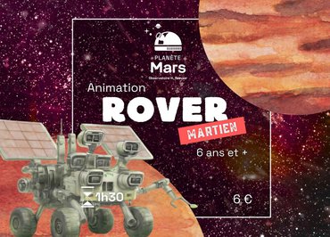 Mission rover martien