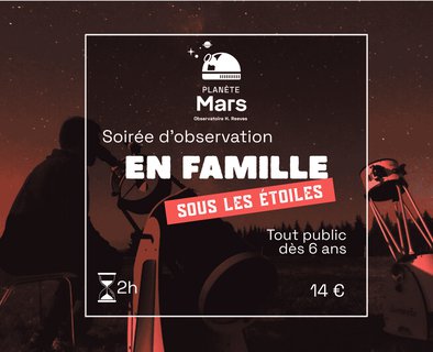 En famille sous les étoiles - Soirée découverte astronomique