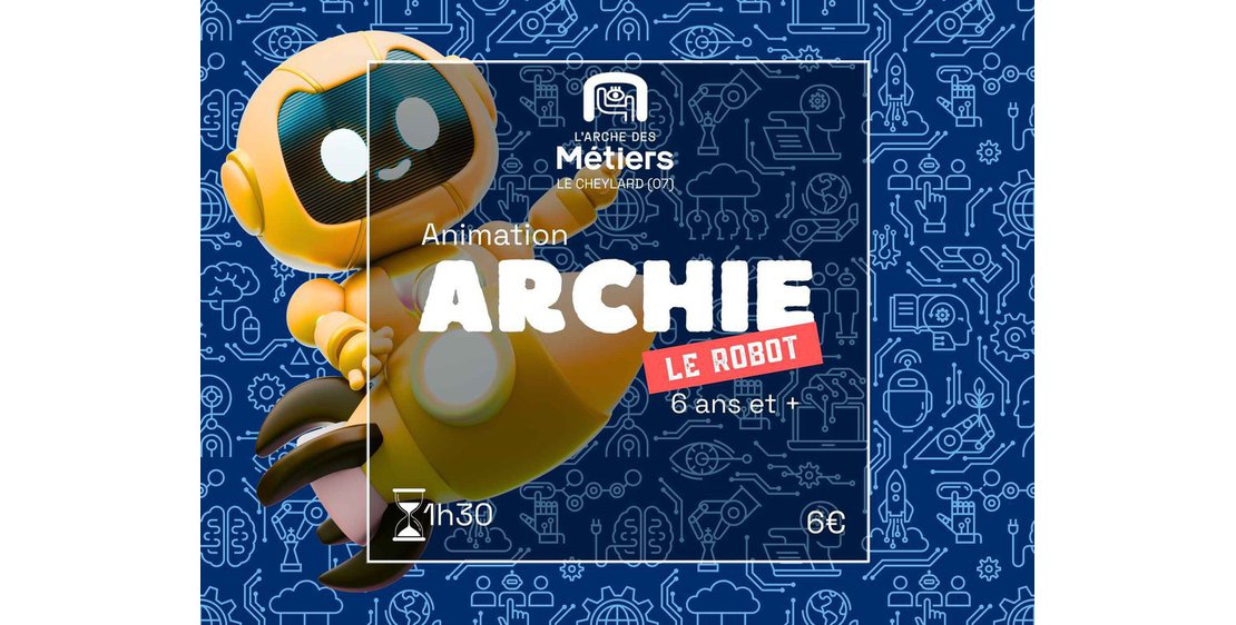 Photo Archie le robot