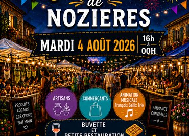 Marché nocturne de Nozieres
